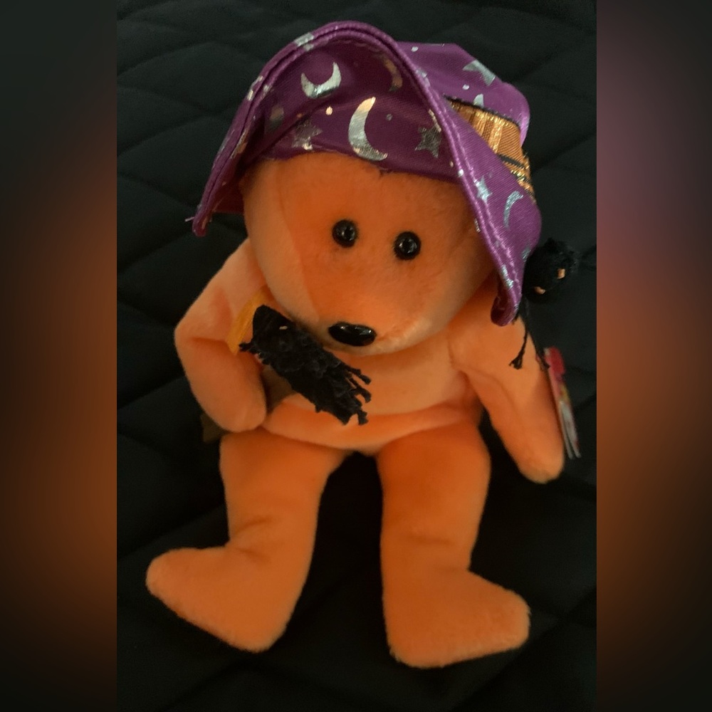 TY “PRUNELLA” Holloween beanie baby collection